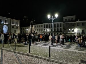 Desfile do caloiro condiciona trânsito sem aviso prévio caloiros ipt IMG 20221109 193707