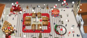 Centro Mágico do Natal já começou a ser montado na praça da República natal
