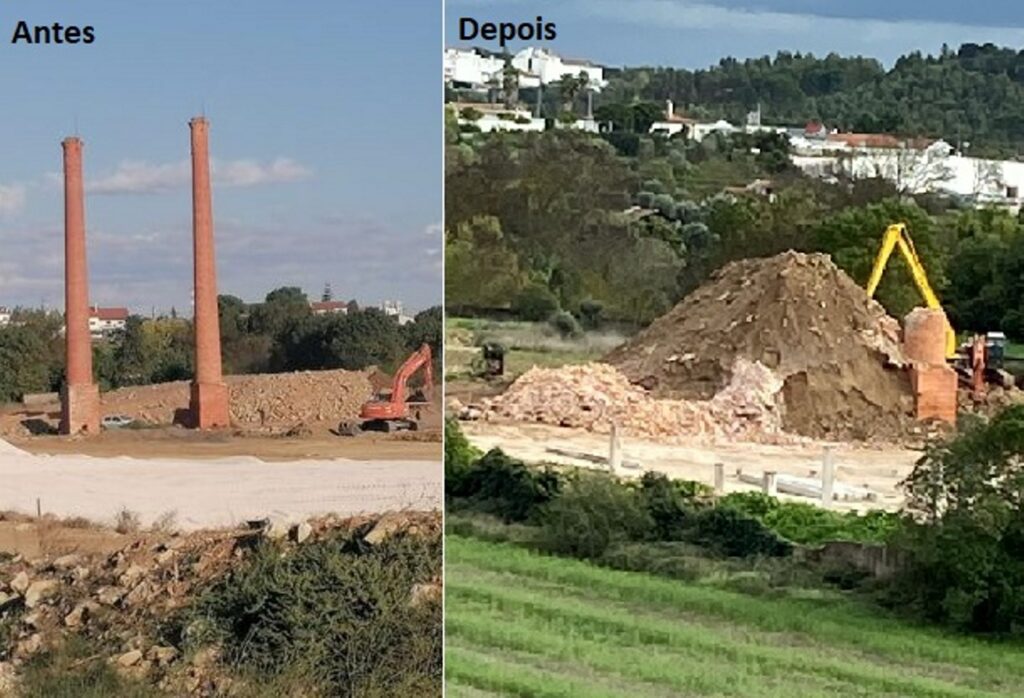 Derrubaram chaminés que faziam parte da história de Torres Novas (c/ vídeo) tn chamin1901 4413507265197992669 n