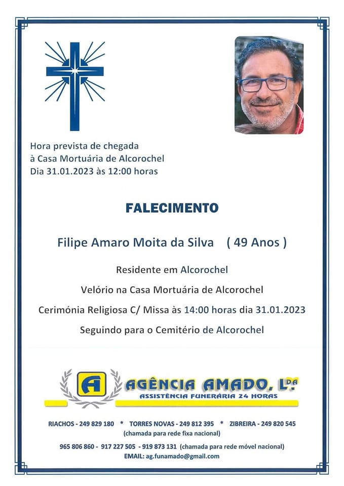 Já marcado o último adeus a Filipe Silva 328037963 1224420558426961 3374554729580930394 n