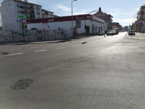 Cruzamento da Aral: depois dos acidentes, câmara aplica sinalização horizontal cruzamento aral IMG 20230126 104327
