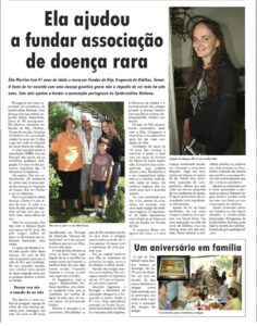 Élia resistiu 53 anos a uma doença rara elia