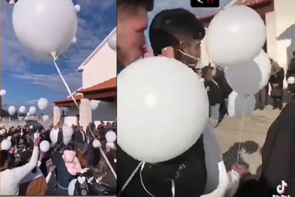 Balões brancos no último adeus a Ivan (c/ vídeo) ivan