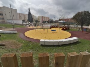 Novo parque infantil da Nabância já abriu. Skate park continua adiado parque infantil IMG 20230323 104925