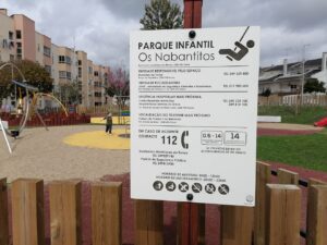 Novo parque infantil da Nabância já abriu. Skate park continua adiado parque infantil IMG 20230323 112315