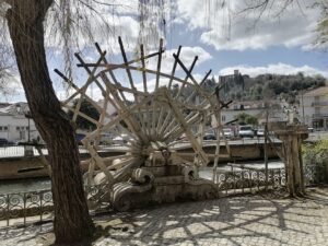 Roda do Mouchão está a ser desmantelada para reparação roda mouchao IMG 20230314 134431