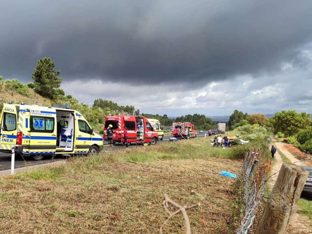 Despiste na A1 junto a Fátima faz três feridos, um dos quais grave acid 782054146773584 1372799820376833031 n