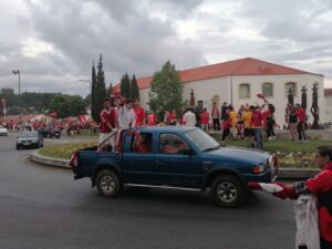 Benfiquistas festejam com euforia a conquista do título (c/ fotos e vídeos) benfica IMG 20230527 202444