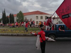 Benfiquistas festejam com euforia a conquista do título (c/ fotos e vídeos) benfica IMG 20230527 202447
