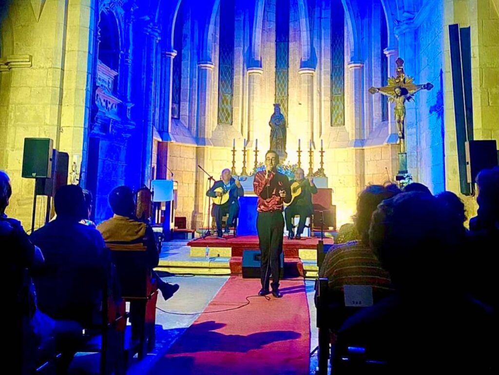 Pela primeira vez cantou-se o fado na igreja de Santa Maria do Olival fado 108945465 2202602963665090738 n