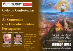 Agenda para o fim de semana 15 7 Conferencia As Comendas e os Descobrimentos Portugueses