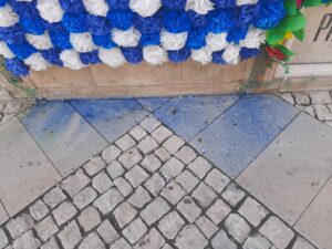 Lavagem da Corredoura com água à pressão estragou ornamentações dos Tabuleiros WhatsApp Image 2023 07 06 at 22.06.30