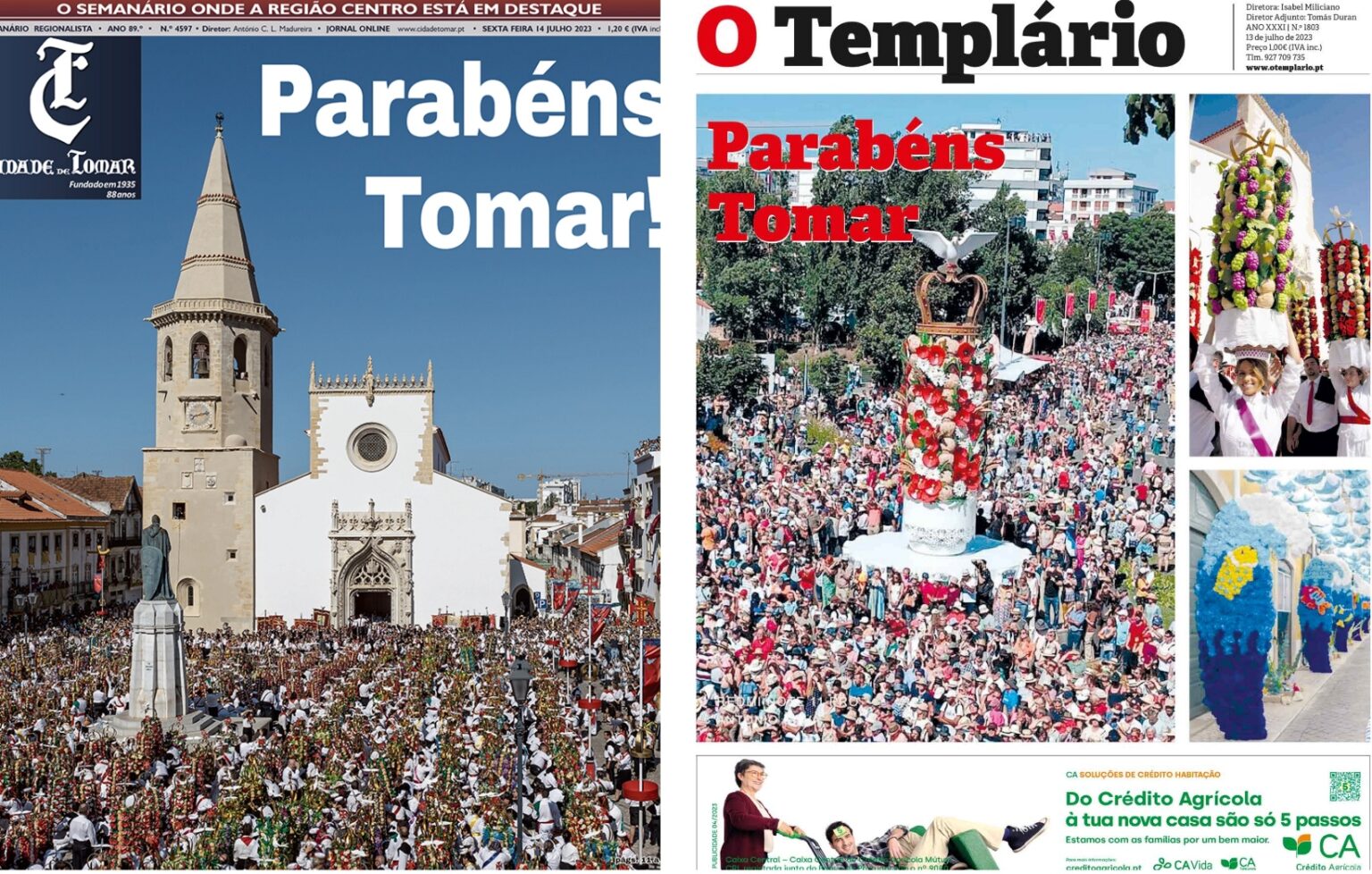 Capas dos jornais locais e regionais j 6543