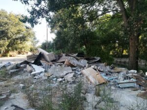 Demoliram barracas mas animais ficaram abandonados no Flecheiro (c/ vídeo) Flecheiro IMG 20230806 091721