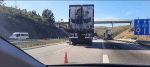 Camião perde reboque na A23 a23 85163720011 757589889647476013 n
