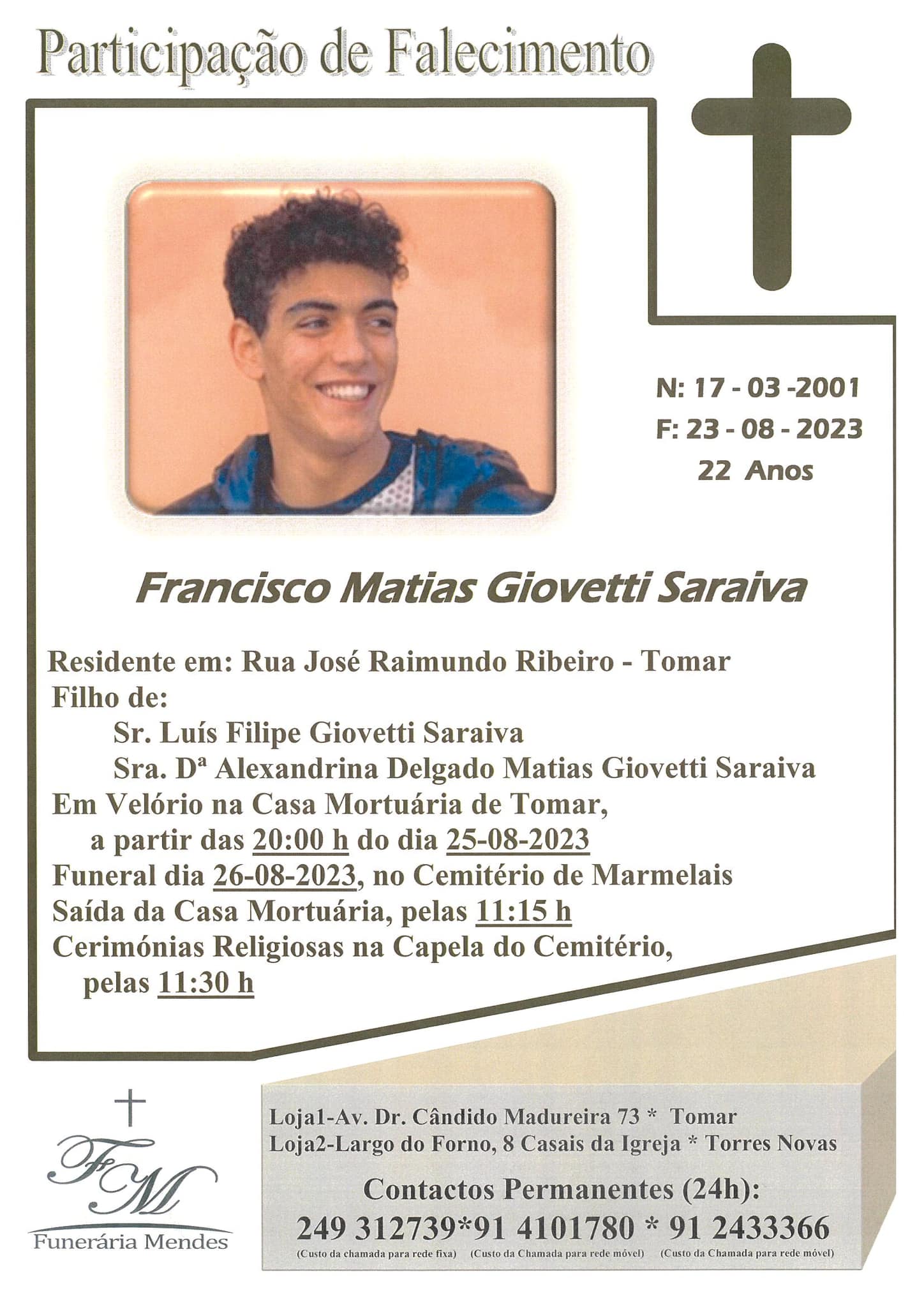 Último adeus a Francisco marcado para este sábado fr 1763491168 5676896641562612340 n