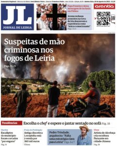 Capas dos jornais locais e regionais j 1007 4363003952785228074 n