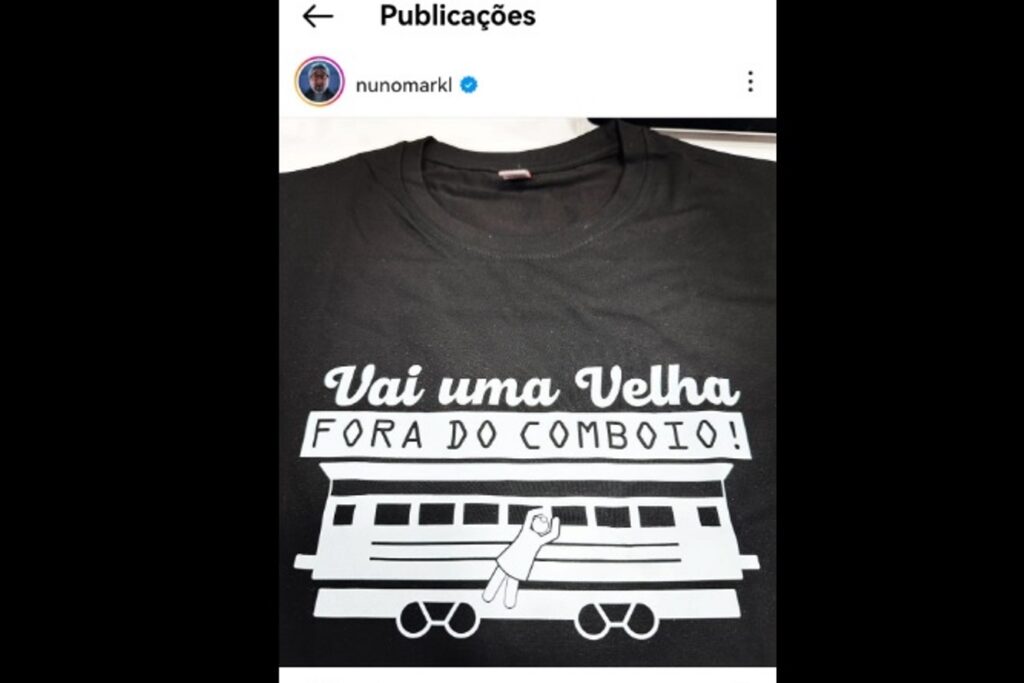 Nuno Markl promove T-shirt desenhada em Tomar t shirt