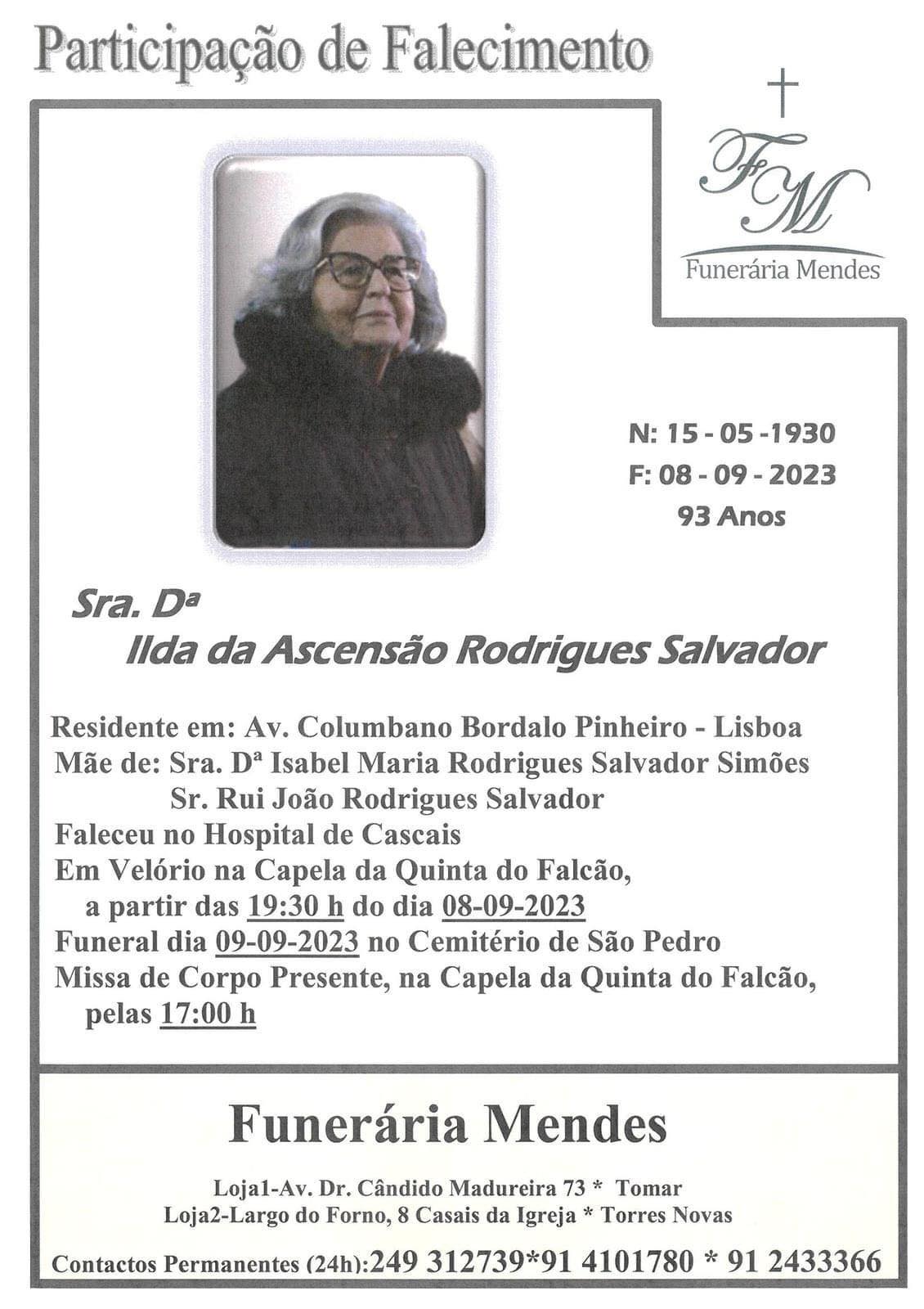 Morreu a mãe do cavaleiro Rui Salvador 373485937 1467622130703499 2679831720329044102 n