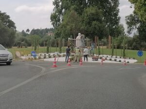 Torres Novas: estátua de Santo António já tem “nova cabeça” IMG 20230915 142552