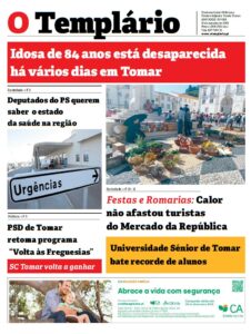 Capas dos jornais locais e regionais j o t