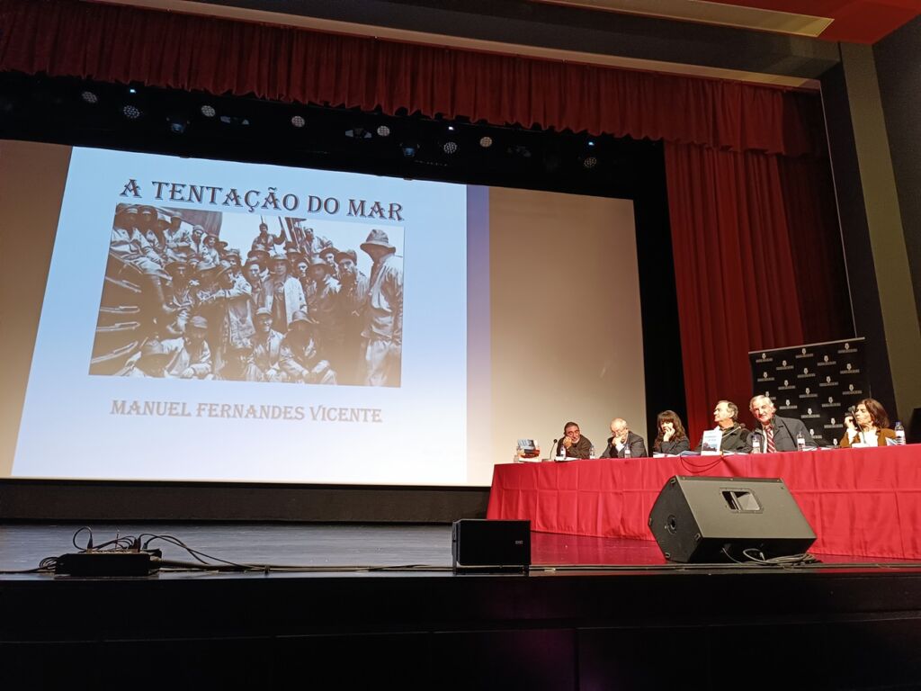 Livro “A Tentação do Mar” apresentado no Entroncamento Aspeto da sessao de apresentacao