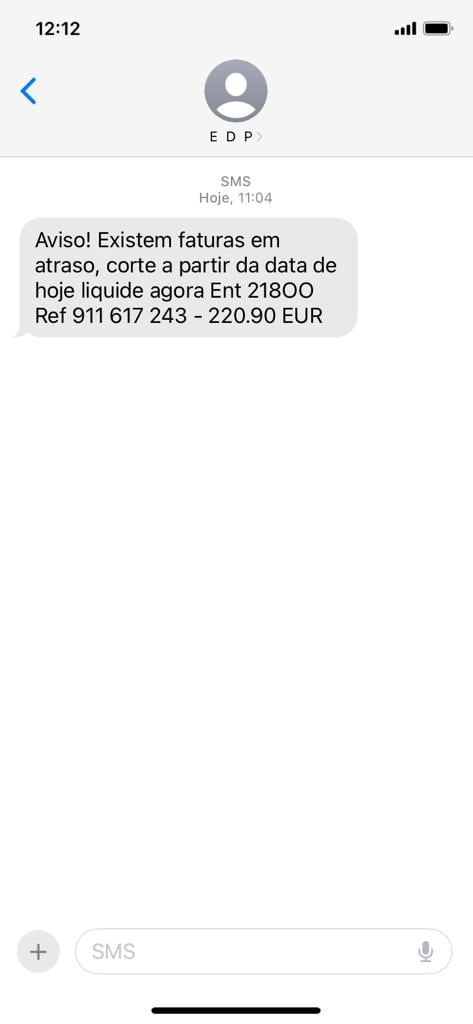 Atenção às burlas em nome da EDP IMG 20231207 WA0000