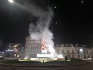Reveja o fogo de artifício que assinalou a chegada do novo ano em Tomar festa passagem ano IMG 20240101 001817