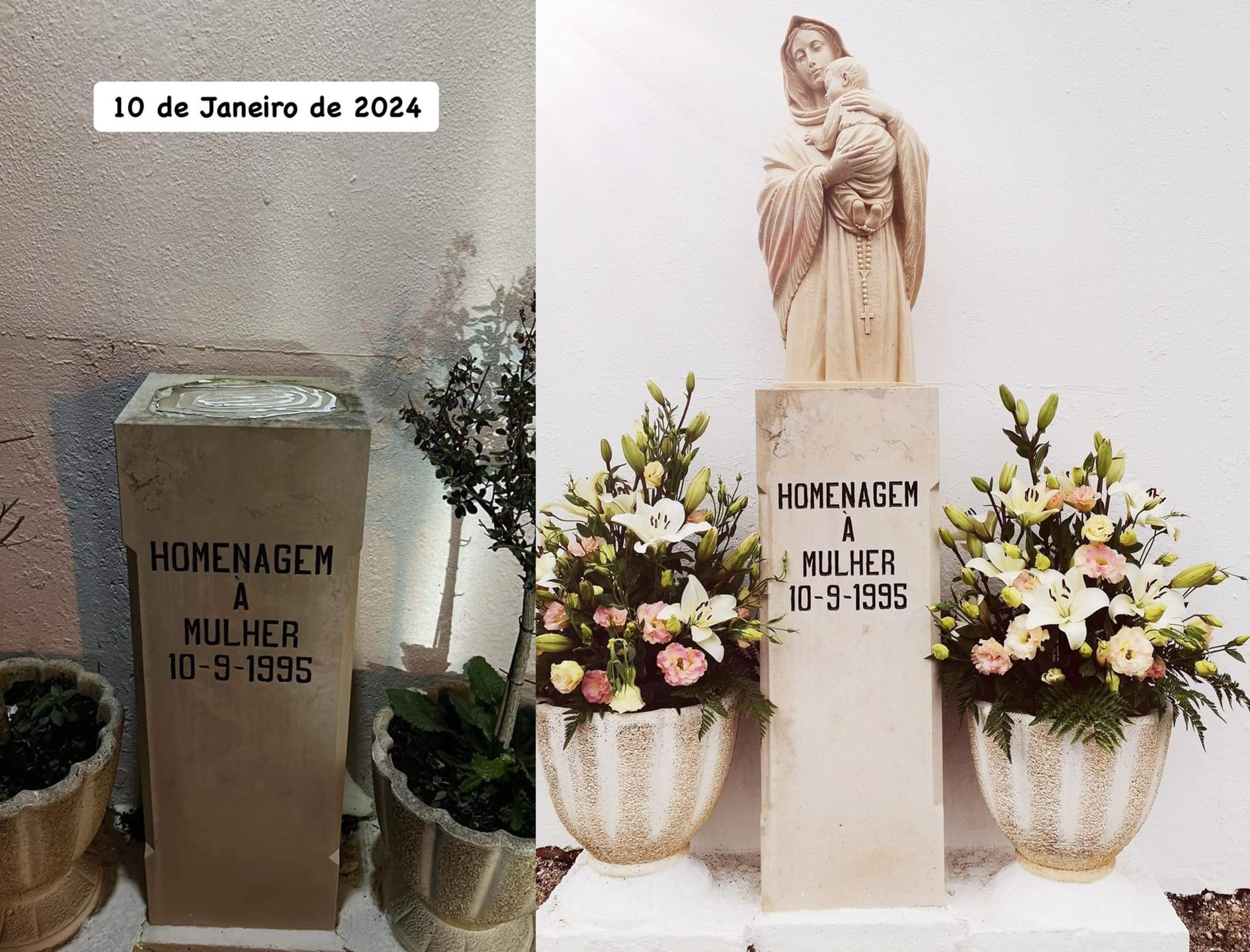Imagem de homenagem à mulher roubada em Fátima roubo ourem 833689780162 7692570863418316340 n