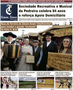 Capas dos jornais locais e regionais j 4627g
