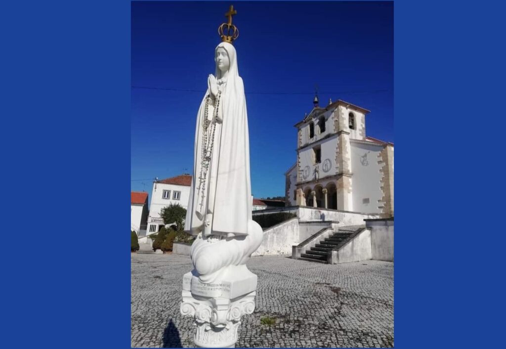 Imagem de Nª Srª de Fátima roubada pela segunda vez na sra areias 6568507 4341803665875544683 n