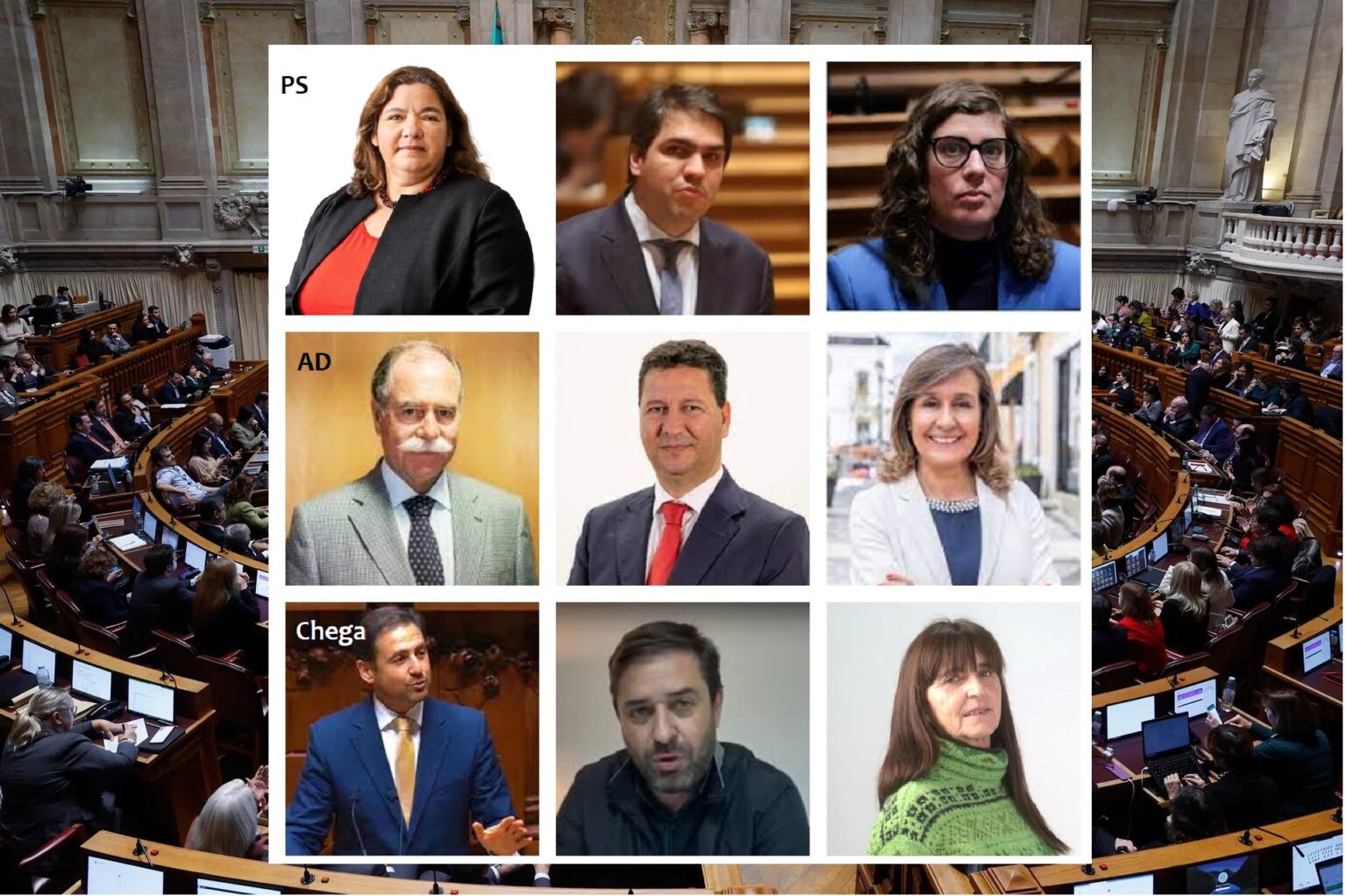 Quem são os nove deputados eleitos pelo círculo de Santarém? eleicoes