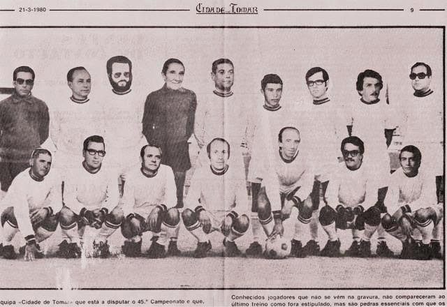 Era assim a ‘equipa’ do “Cidade de Tomar” há 45 anos jornal cidade de Tomar 1980