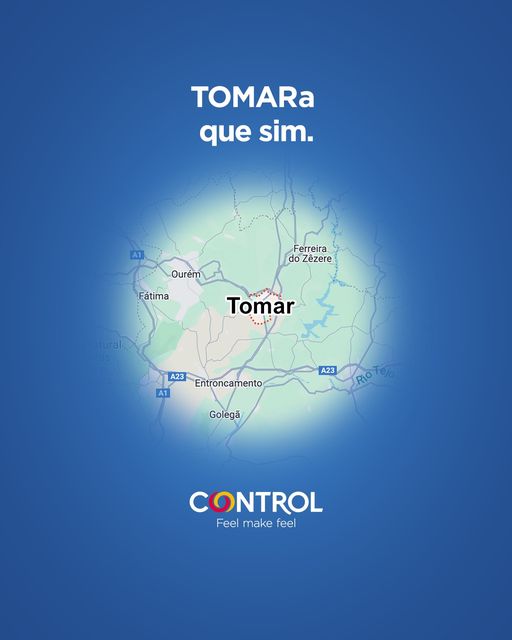 Tomar inspira publicitários da marca de preservativos Control control 55 3006688036018592725 n