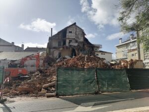 Demolições continuam na av. Combatentes da Grande Guerra demolicao IMG 20240407 102832