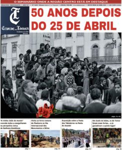 Capas dos jornais locais e regionais j 4638g