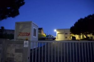 Empresa de Santarém vandalizada por ativistas pró-Palestina (c/ fotos) steconfer 949525959881421 2676811901776423823 n 1080