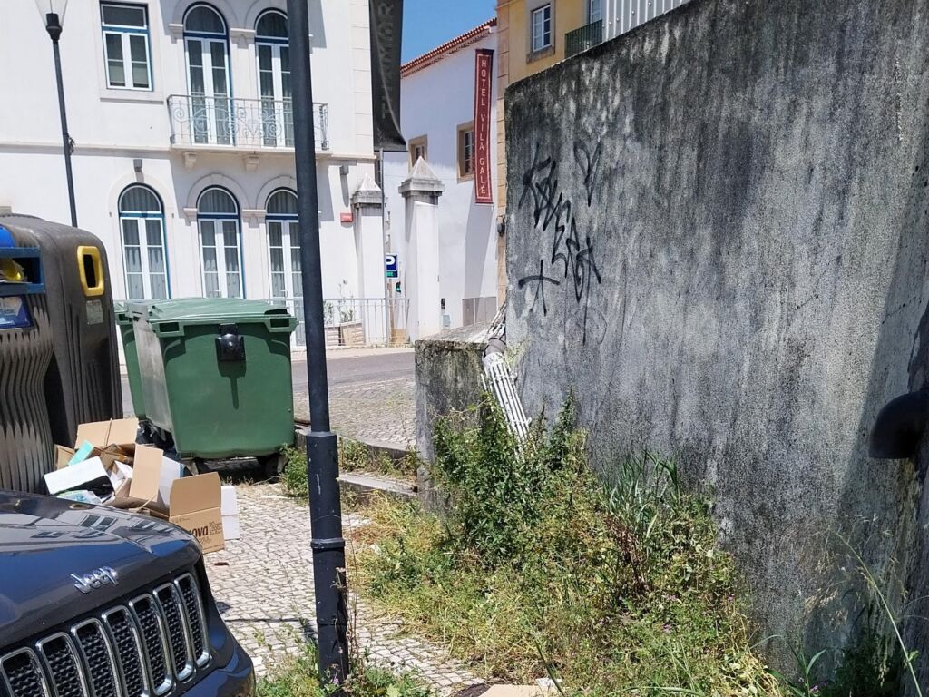 Lixo e ervas junto a hotéis lixo unnamed Copia