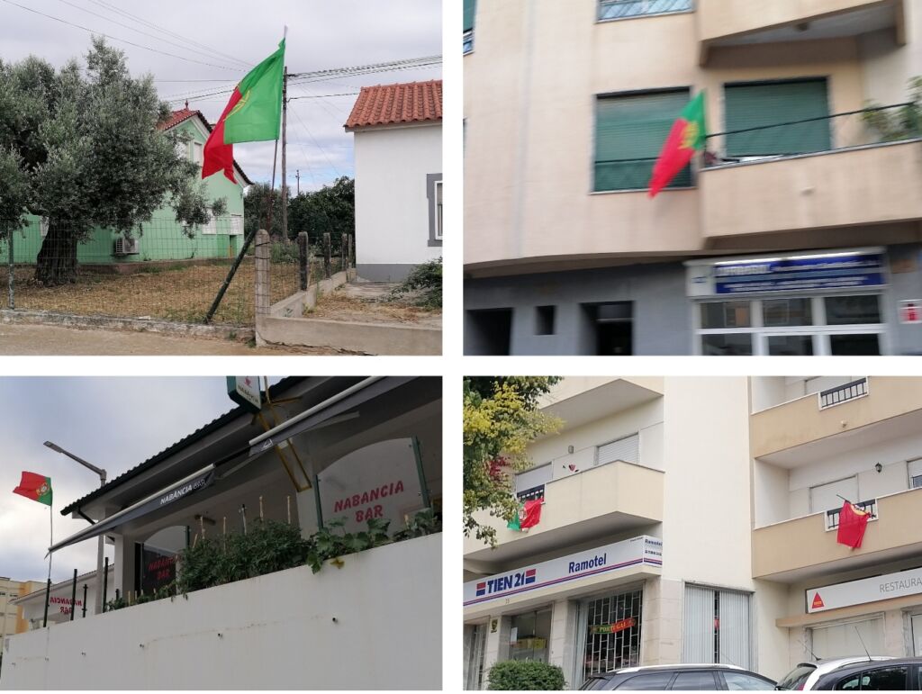 Euro 2024: cada vez mais bandeiras de Portugal nas ruas de Tomar (c/ fotos) bandeiras