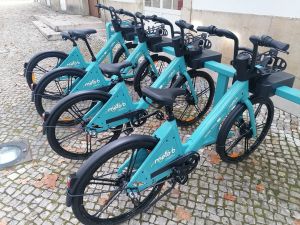 Sistema de bicicletas partilhadas ainda não chegou a Tomar bicicletas IMG 20240629 101902