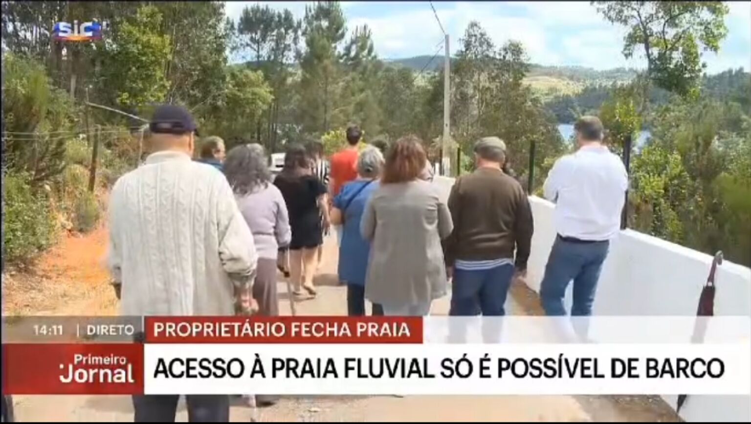 População revoltada com fecho do acesso à praia fluvial de Alverangel praia alverangel 1957265830 777233143 n