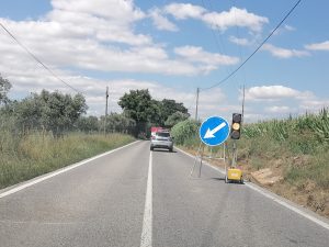 Infraestruturas de Portugal constrói algumas valetas em betão entre Golegã e Entroncamento IMG 20240710 152948