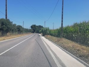 Infraestruturas de Portugal constrói algumas valetas em betão entre Golegã e Entroncamento IMG 20240727 115909