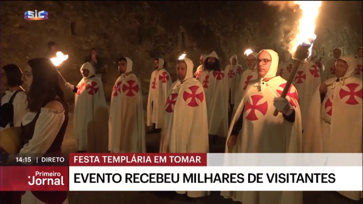 SIC emite reportagem sobre a Festa Templária festa templaria sic 190738320431292429 n
