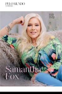 Revista do Correio da Manhã destaca Samantha Fox em Tomar samantha fox 1