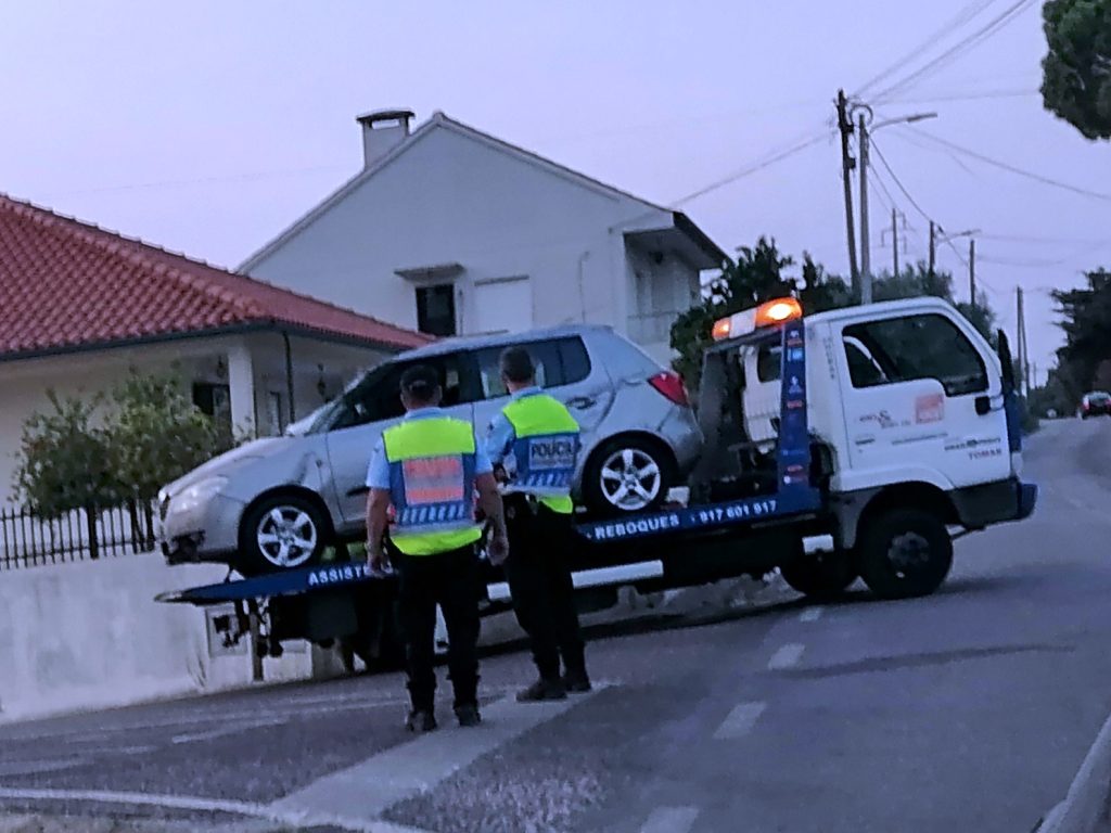 Um despiste e duas colisões marcam o dia em Tomar IMG 20240918 191834