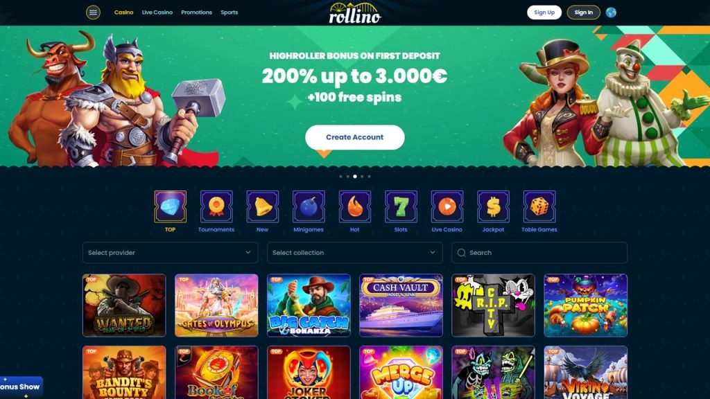 Rollino Casino Review