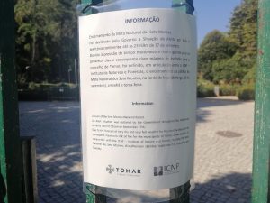 Mata dos Sete Montes e castelo fechados até quinta feira devido ao risco de incêndios mata IMG 20240917 113300
