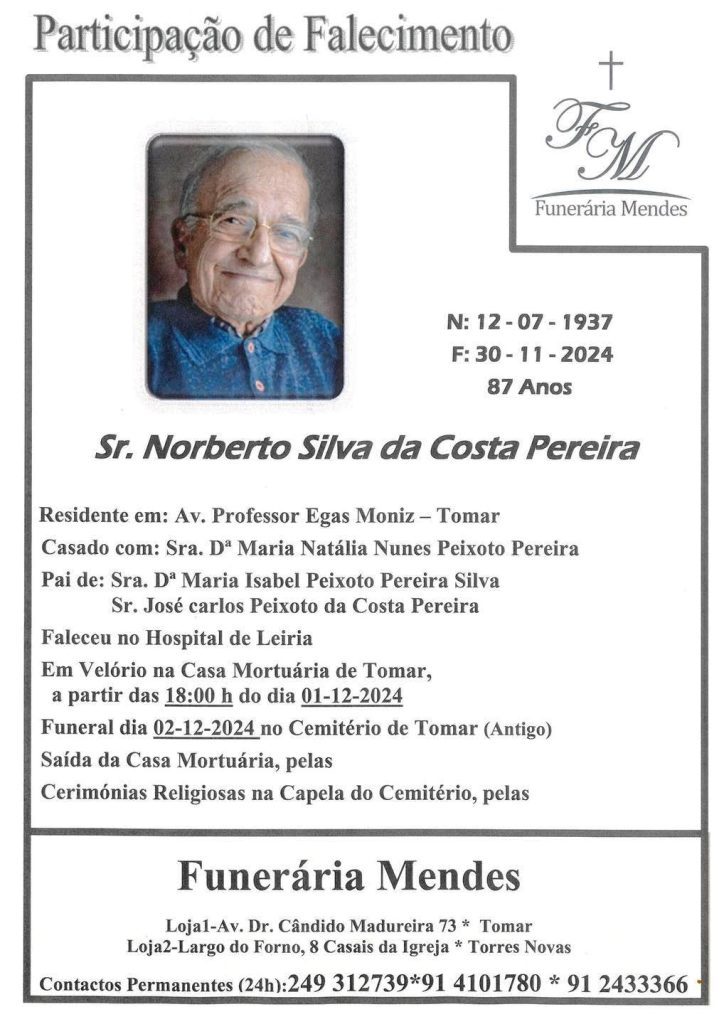Morreu antigo autarca de Tomar 468780952 1073773377873337 497749873499123205 n