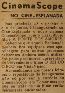 Cine-esplanada foi demolido há 20 anos imprensa.6707bc352343f71e964ec9c26dc40882